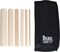 The Beadsmith Wooden Mandrel Set, 6 Piece Dowel Kit, with Labeled Storage Case, Sizes .25"-1" (6.4-25.4mm), Rods for Wire Forming